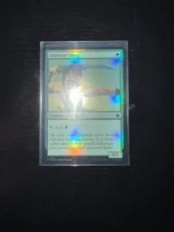 Magic The Gathering MTG - Llanowar Elves Foil - FDN - Image 1