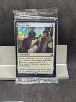 Rent is Due PROMO FOIL X1 NM Marvel's Spider Man MTG - Image 1