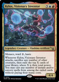 Kylox, Visionary Inventor Murders at Karlov Manor MTG LEGENDARY VIASHINO RARE - Image 1