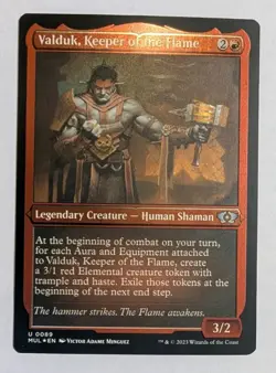 Valduk, Keeper of the Flame (Foil Etched) March of the Machine: Multiverse - MTG - Image 1