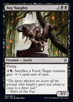 Bog Naughty - Near Mint MTG Throne of Eldraine - Image 1