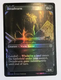Dreadwurm (Showcase) Zendikar Rising Foil - MTG - Image 1