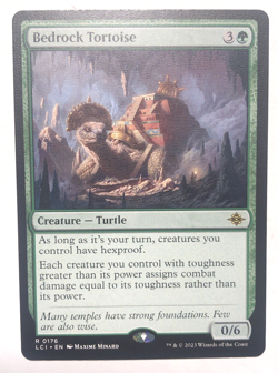 Bedrock Tortoise 176 The Lost Caverns of Ixalan MTG Magic the Gathering NM - Image 1