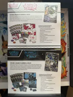 Pokemon Center Black Bolt and White Flare ETB Pokemon TCG - Factory Sealed - Image 3