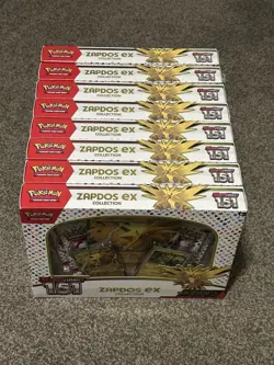 💥8x Pokemon TCG Scarlet & Violet 151 Zapdos Ex Collection Boxes *New Sealed*💥 - Image 3