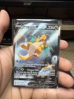 Pokemon TCG -Dragonite V (Alternate Full Art) 192/203 SWSH07: Evolving Skies NM - Image 5