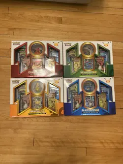 Pokemon TCG Charizard Venusaur Blastoise EX Box 20th Red & Blue Generations Set - Image 1