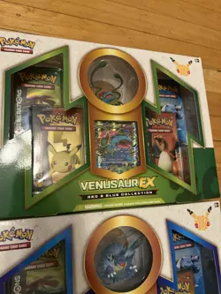 Pokemon TCG Charizard Venusaur Blastoise EX Box 20th Red & Blue Generations Set - Image 4