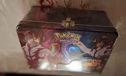 POKEMON TCG 2021 Collector Treasure Chest TIN SET 5 Packs 2 Foils Plus NEW - Image 5