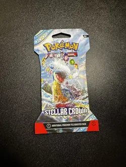 Pokemon TCG: Scarlet and Violet Stellar Crown x1 Booster Pack Sealed - Image 1