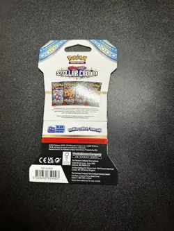 Pokemon TCG: Scarlet and Violet Stellar Crown x1 Booster Pack Sealed - Image 2
