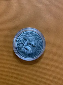 YuGiOh Cyber Dragon YCS Pre-Registration Coin Official Silver - Image 1