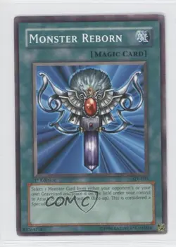 Monster Reborn 1st Ed. YuGiOh Starter Deck Joey #SDJ-035 2003 - Image 1