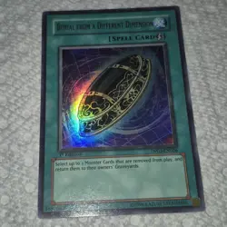 Burial from a Different Dimension DP03-EN026 Ultra Rare 1st Edition (NM) Yugioh - Image 3