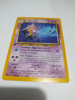 Mint 1st Edition Starmie Reg. 25/64 Neo Revelation Pokemon Card Rare - Image 1