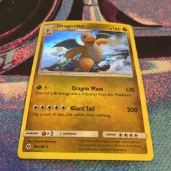 Dragonite 96/149 Sun & Moon Cosmos 2017 Holo Rare Pokemon Card - Image 4