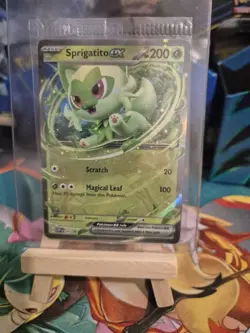 Pokemon TCG - Sprigatito Ex SVP087 Black Star Promo Holo Card - SEALED - Image 1