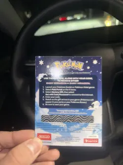 Pokemon Scarlet and Violet Shiny Koraidon OR Miraidon Gamestop Promo Card Code - Image 2