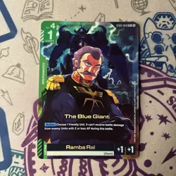 Gundam Card Game ST03-014 The Blue Giant Ramba Ral C+ Alt Art - Image 3