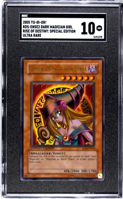 SGC 10 Yu-Gi-Oh Dark Magician Girl RDS-ENSE2 Ultra Rare Limited Edition Card - Image 1