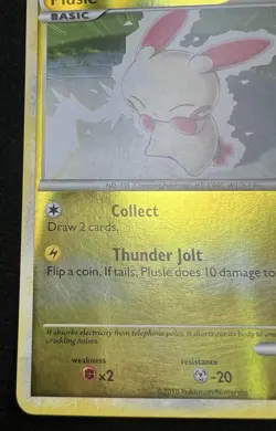 Plusle Unleashed 36/95 Reverse Holo Pokemon Card - LP - Image 3