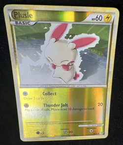 Plusle Unleashed 36/95 Reverse Holo Pokemon Card - LP - Image 4