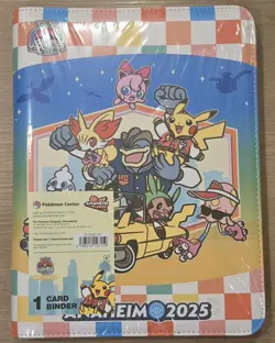 New ✨ 2025 Pokemon World Championships 9 Pocket Card Binder Anaheim Worlds 👑⚡ - Image 2