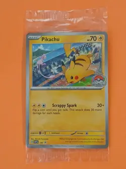 Pokemon Scarlet & Violet Pikachu Black Star SVP 190 Factory Sealed Promo Card - Image 1