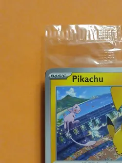 Pokemon Scarlet & Violet Pikachu Black Star SVP 190 Factory Sealed Promo Card - Image 2