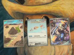 Pokemon Obsidian Flames Lot Of 3 Cards Eiscue Larvitar Varoom - Image 1