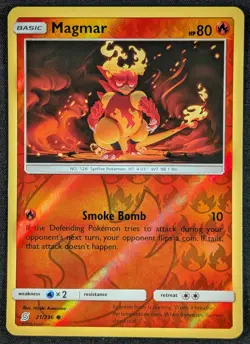 Magmar 2019 Unified Minds Reverse Holo Pokemon Card 21/236 (NM) - Image 1