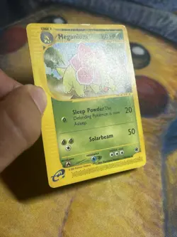 Meganium 53/165 Expedition WOTC E Reader Series Non Holo Rare Pokemon Card HP - Image 4