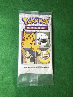 General Mills 2021 Pokemon 25th Anniversary SEALED 3 Card Pack - Image 1