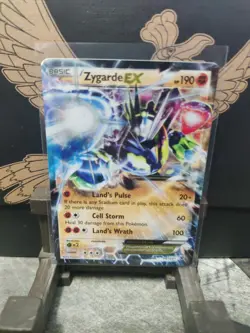 Pokemon Zygarde EX 54/124 Full Art Ultra Rare Holo Card XY Fates Collide - Image 1