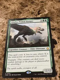 GHALTA, PRIMAL HUNTER Magic the Gathering MTG Foundations Rare - Image 1