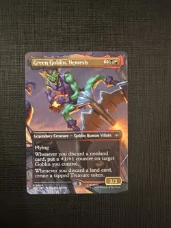 Green Goblin, Nemesis 23 (Borderless) Marvel's Spider-Man: Eternal-Legal MTG NM - Image 1
