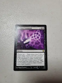 1x Profane Command Duel Decks: Ajani vs. Nicol Bolas Magic the Gathering MTG LP - Image 1