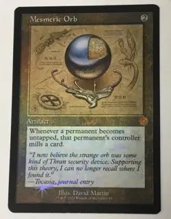 Mesmeric Orb (Schematic) The Brothers' War: Retro Frame Artifacts Foil - Image 1