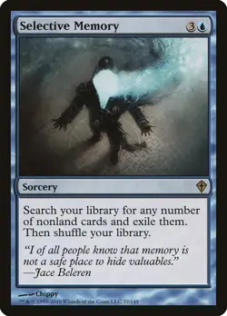 MTG 4x SELECTIVE MEMORY Worldwake playset - NM - Image 1
