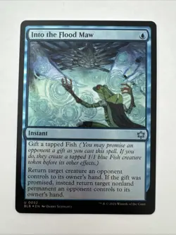 Into the Flood Maw Bloomburrow Foil - Image 1