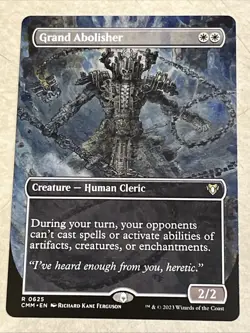 Grand Abolisher (Borderless) Commander Masters Regular - Image 1