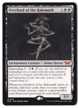 Overlord of the Balemurk #113 Duskmourn: House of Horror NM - Image 1