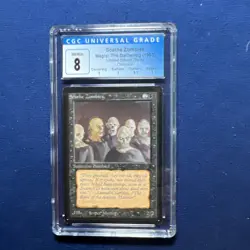 MTG Beta Scathe Zombies CGC 8 NM/Mint (9 centering and edges) 1993 - Image 1