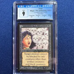 MTG Beta Fear CGC 9 MINT (with sub grades) 1993 - Image 1