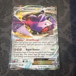 Pokemon TCG: Genesect EX 64/124 Fates Collide Holo - Image 1