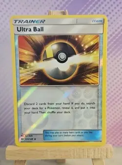 Pokemon TCG: Ultra Ball (Reverse Holo) 135/149 - Sun & Moon - NM Condition - Image 1