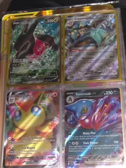 pokemon cards lot binder Holos Full Arts Trainer Jumbo W Ho Oh Binder Pikachu - Image 2