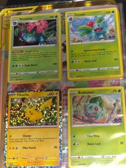 pokemon cards lot binder Holos Full Arts Trainer Jumbo W Ho Oh Binder Pikachu - Image 4