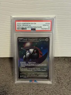 Pokemon TCG Iron Treads EX Scarlet & Violet Special Illustration Rare PSA 10 - Image 1