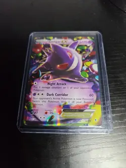 Gengar EX 34/119 (NM) - 2014 XY Phantom Forces - Ultra Rare Holo Pokemon TCG - Image 1